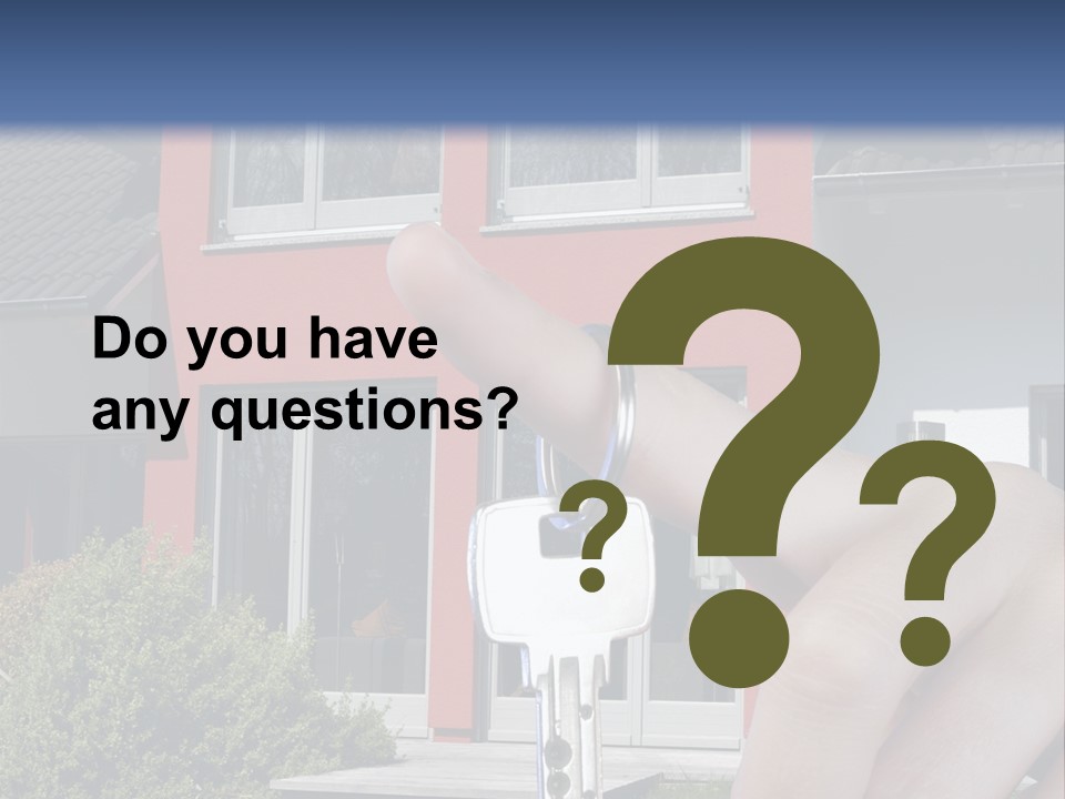 Beziehen Haus Treppe PowerPoint Template