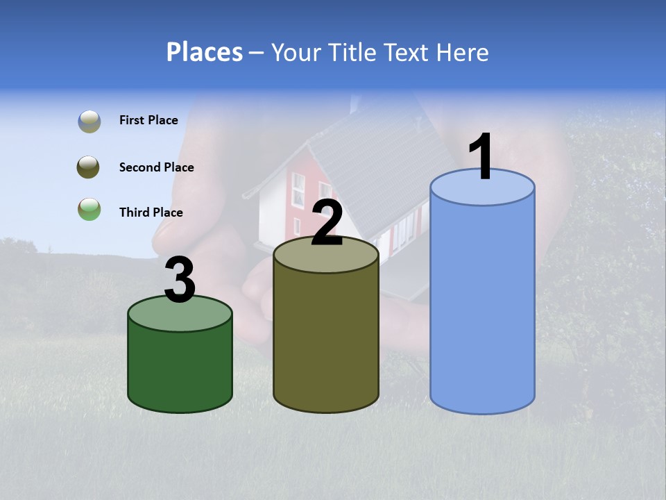 Eigentum Baugebiet Familie PowerPoint Template