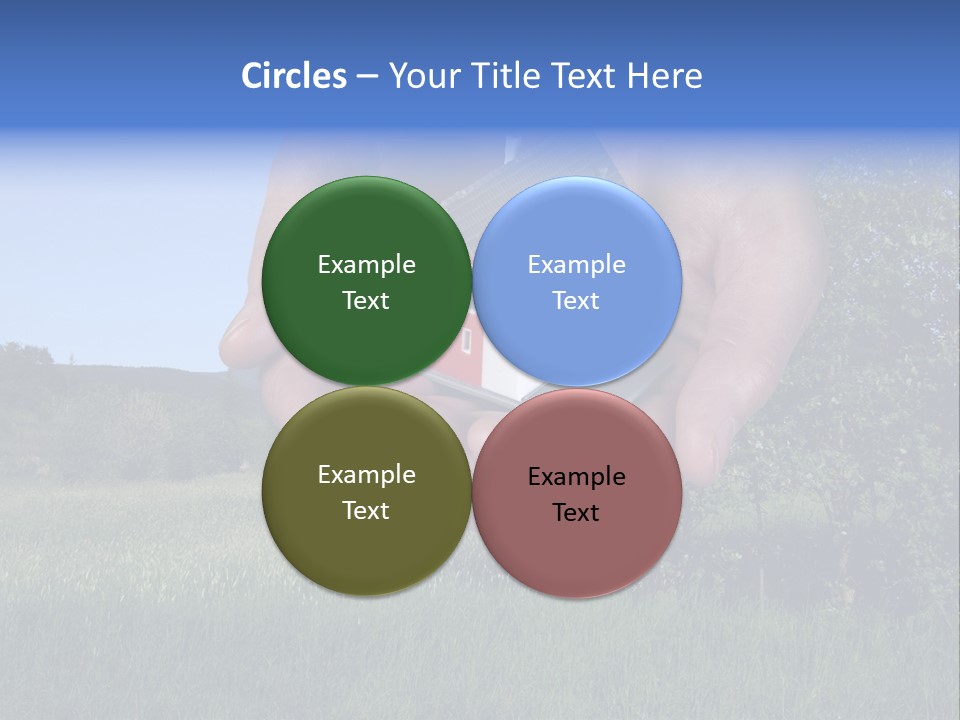 Eigentum Baugebiet Familie PowerPoint Template