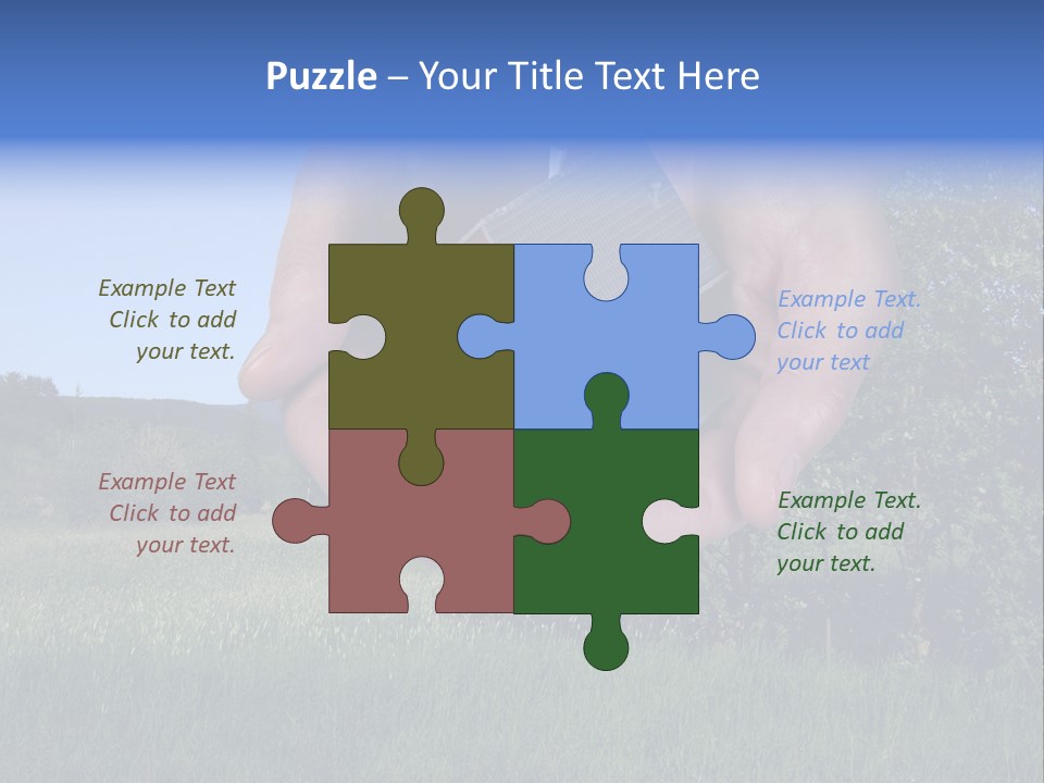 Eigentum Baugebiet Familie PowerPoint Template