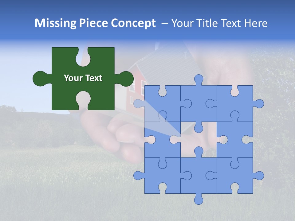 Eigentum Baugebiet Familie PowerPoint Template