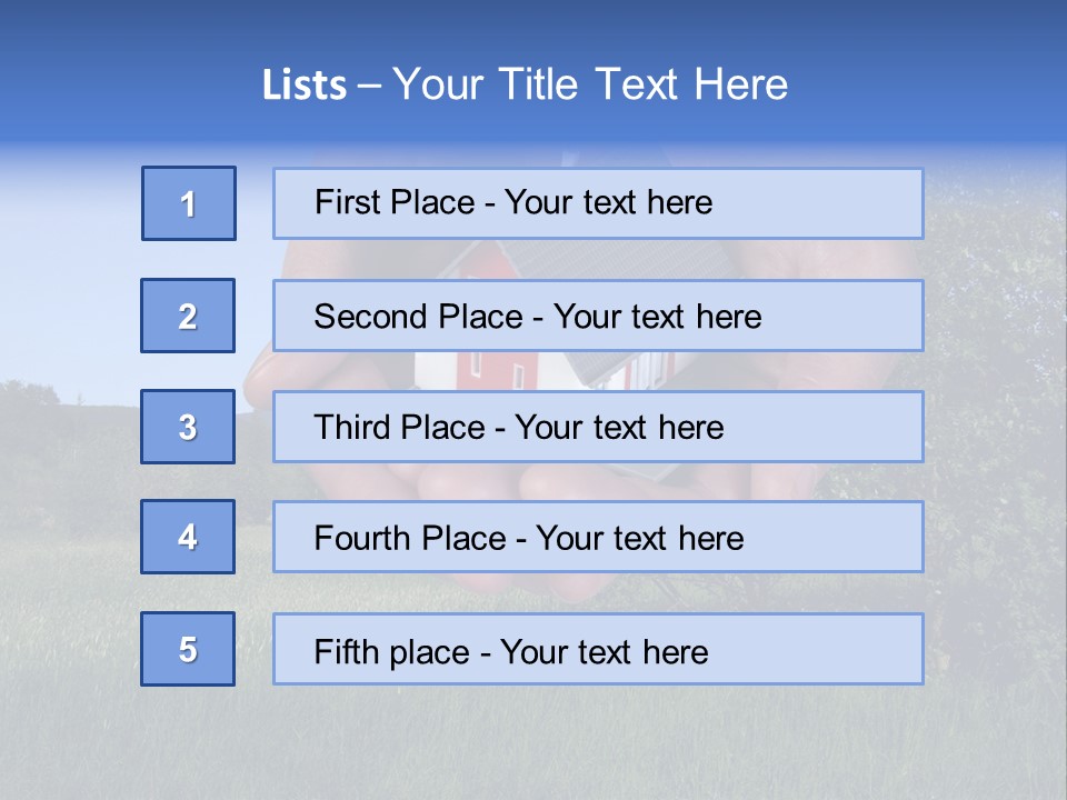 Eigentum Baugebiet Familie PowerPoint Template