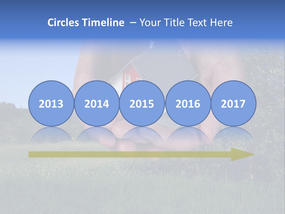 Eigentum Baugebiet Familie PowerPoint Template