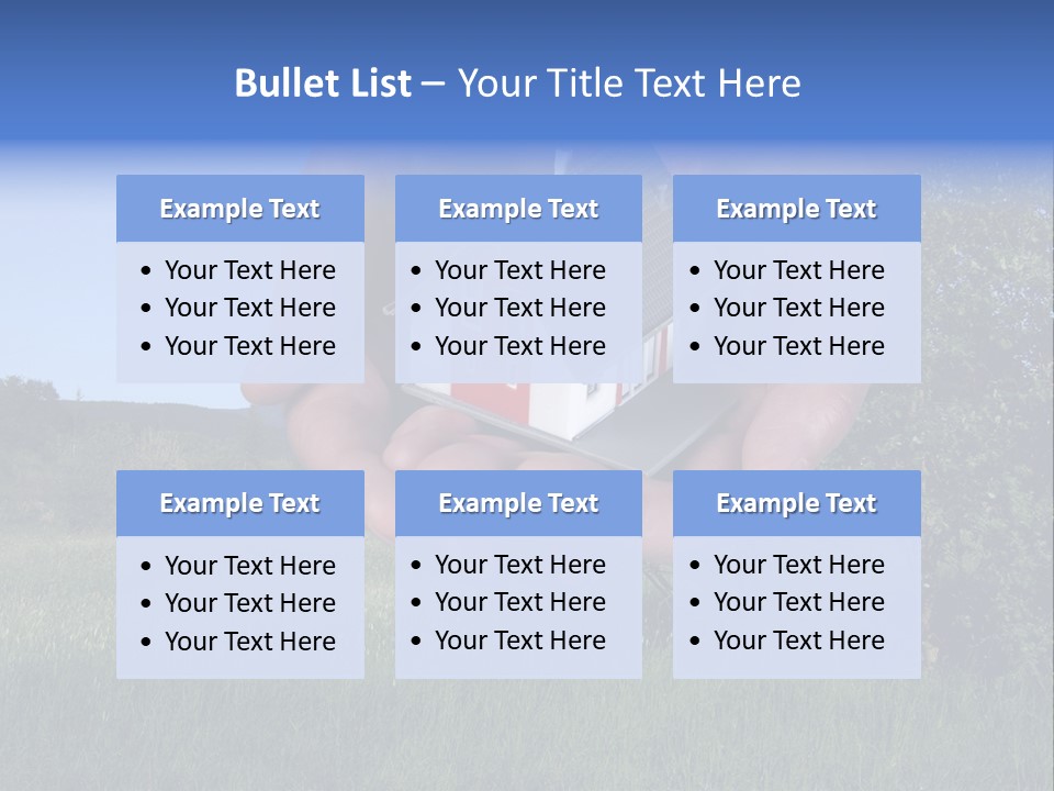 Eigentum Baugebiet Familie PowerPoint Template