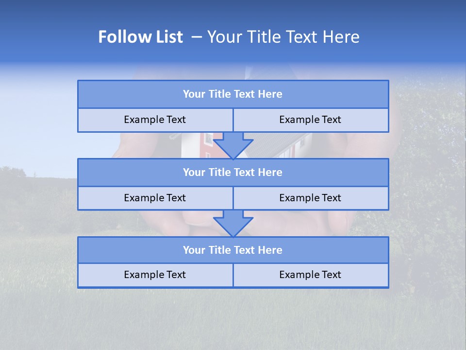Eigentum Baugebiet Familie PowerPoint Template