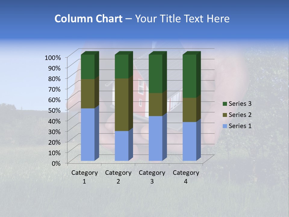 Eigentum Baugebiet Familie PowerPoint Template