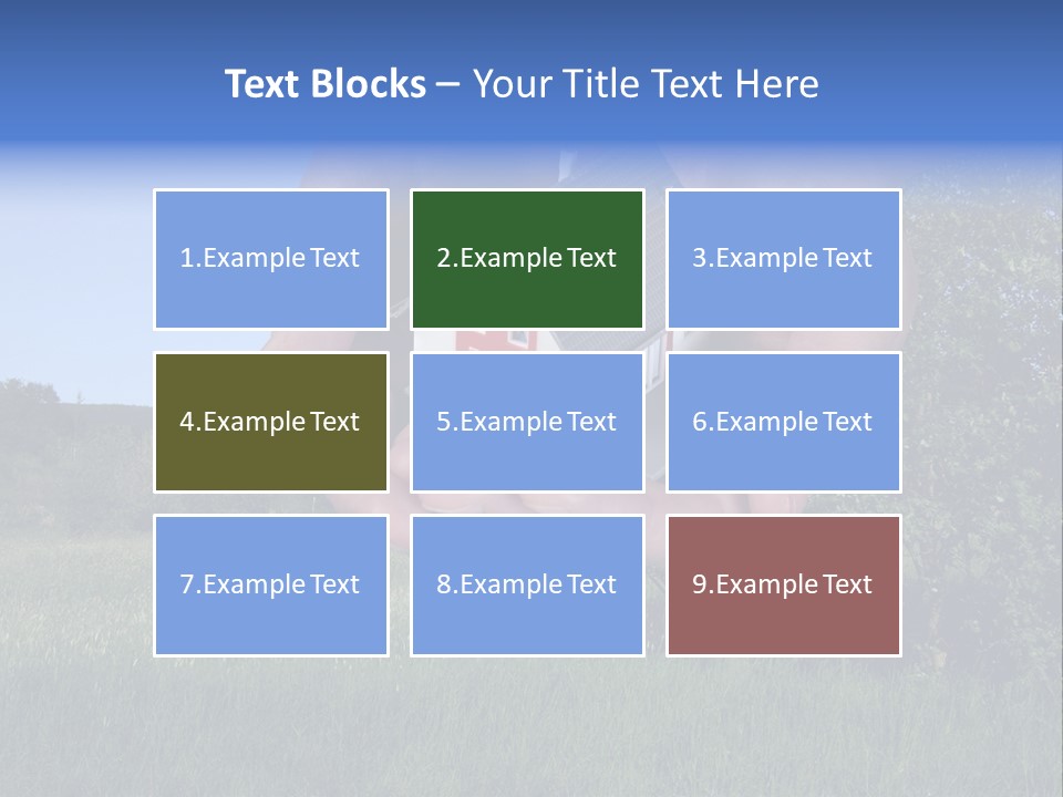 Eigentum Baugebiet Familie PowerPoint Template