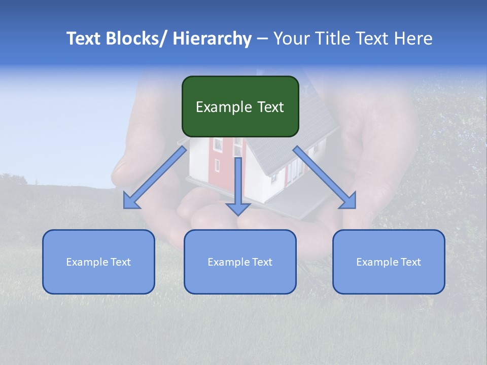 Eigentum Baugebiet Familie PowerPoint Template