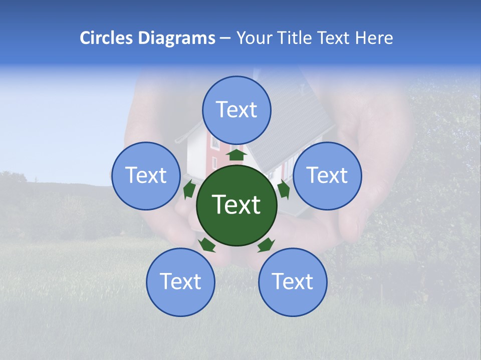 Eigentum Baugebiet Familie PowerPoint Template