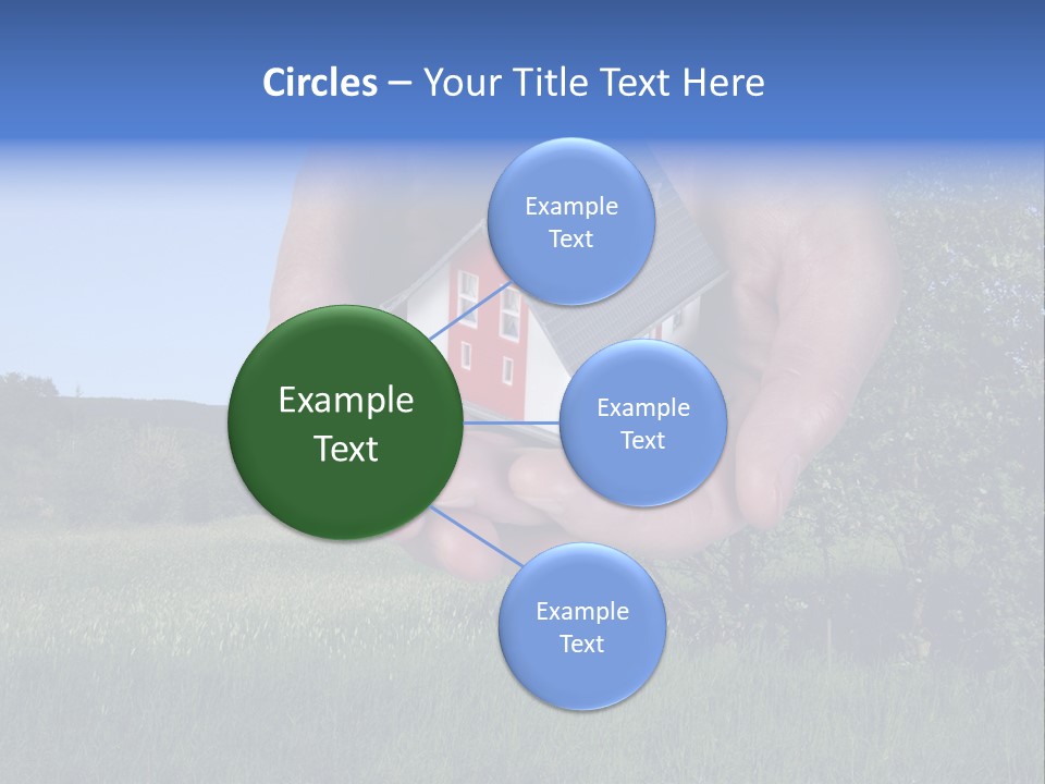 Eigentum Baugebiet Familie PowerPoint Template