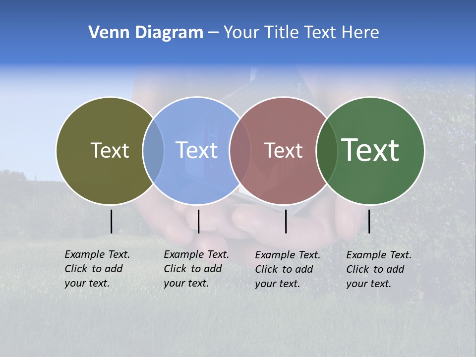 Eigentum Baugebiet Familie PowerPoint Template