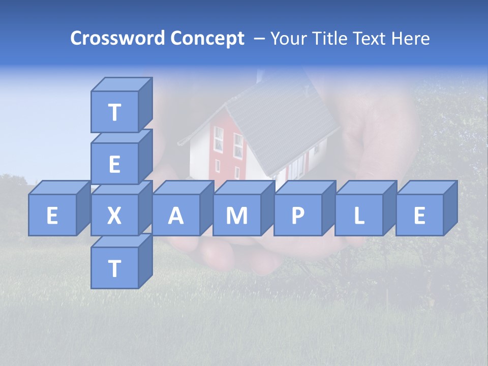 Eigentum Baugebiet Familie PowerPoint Template