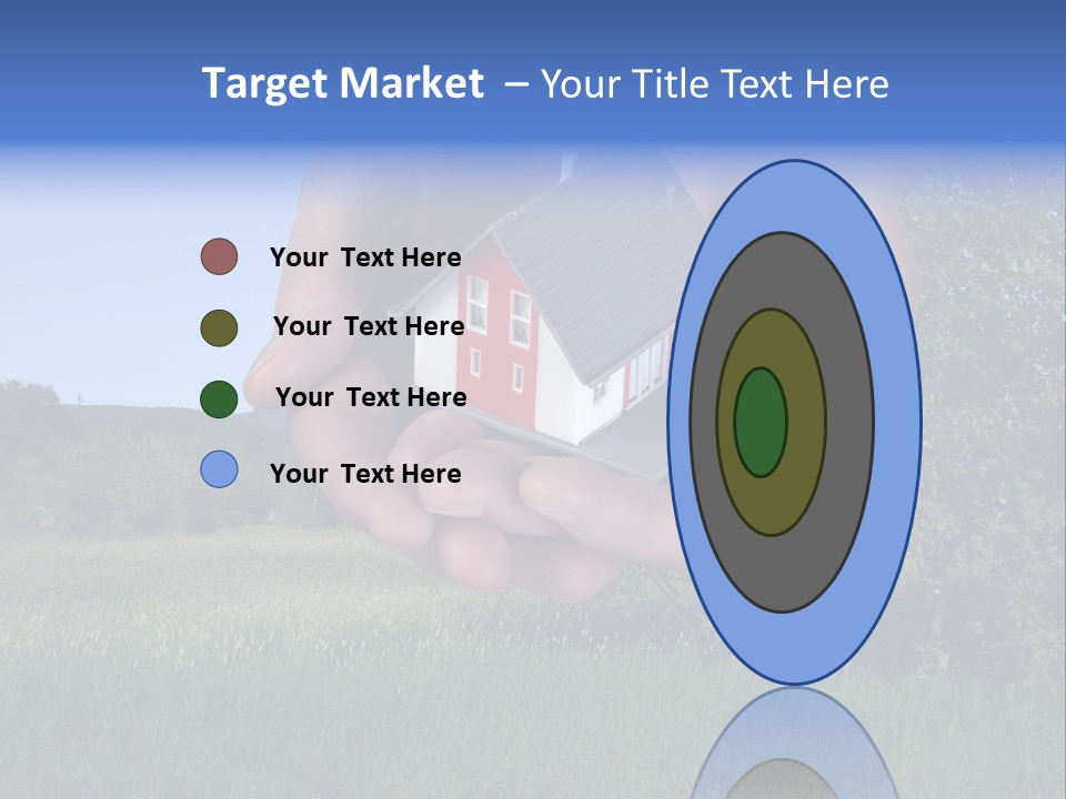 Eigentum Baugebiet Familie PowerPoint Template