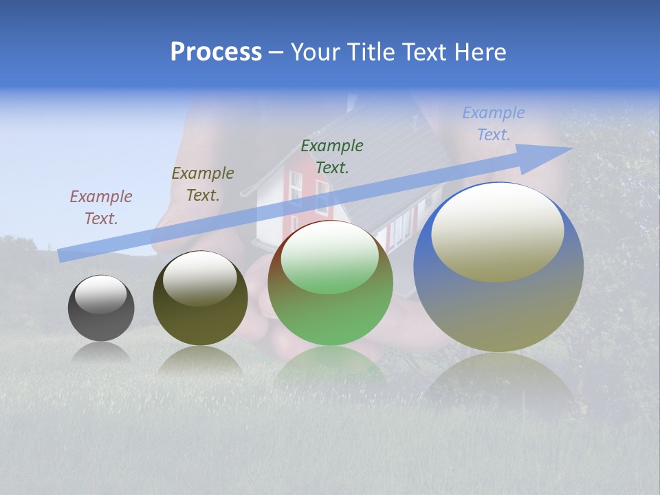 Eigentum Baugebiet Familie PowerPoint Template