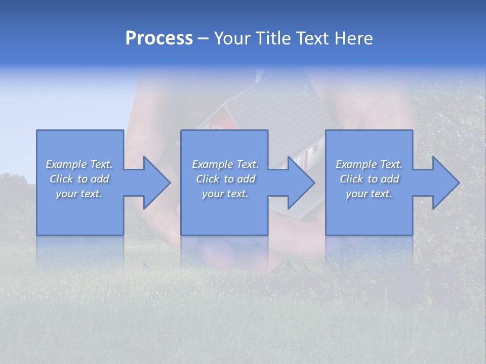 Eigentum Baugebiet Familie PowerPoint Template