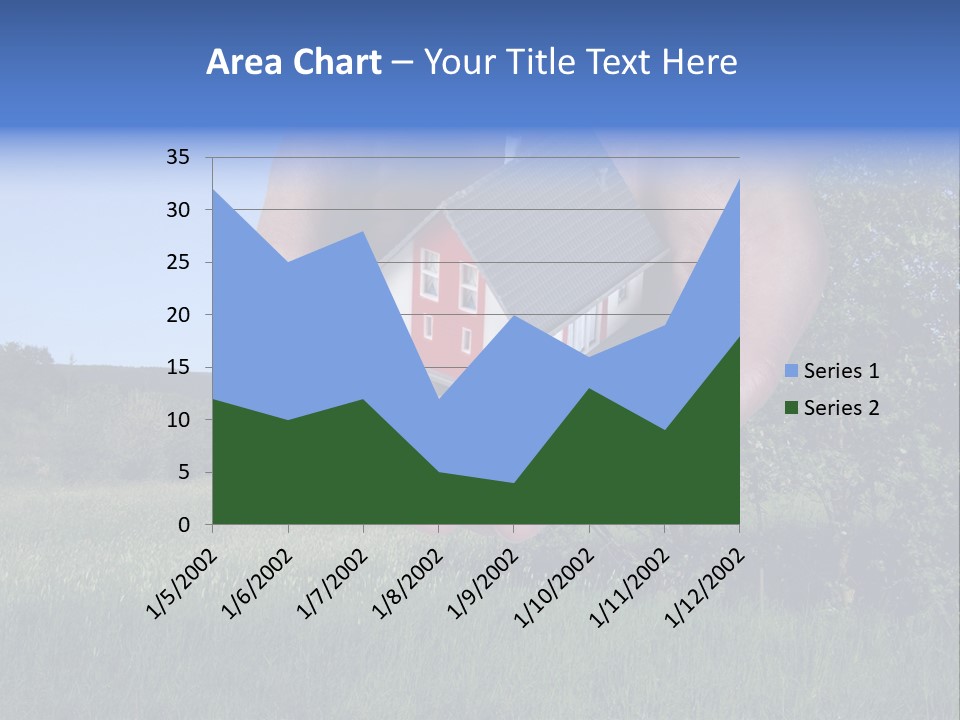 Eigentum Baugebiet Familie PowerPoint Template