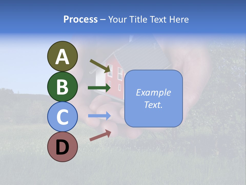 Eigentum Baugebiet Familie PowerPoint Template
