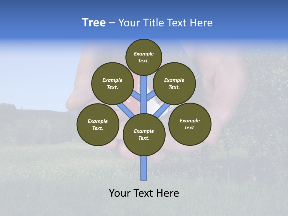 Eigentum Baugebiet Familie PowerPoint Template