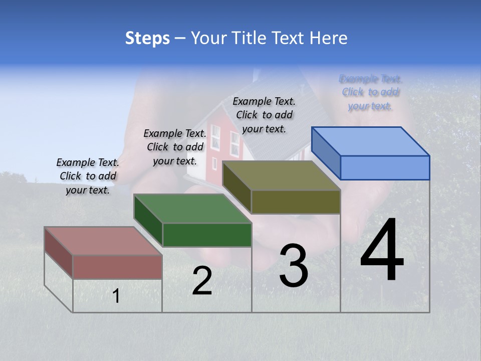 Eigentum Baugebiet Familie PowerPoint Template