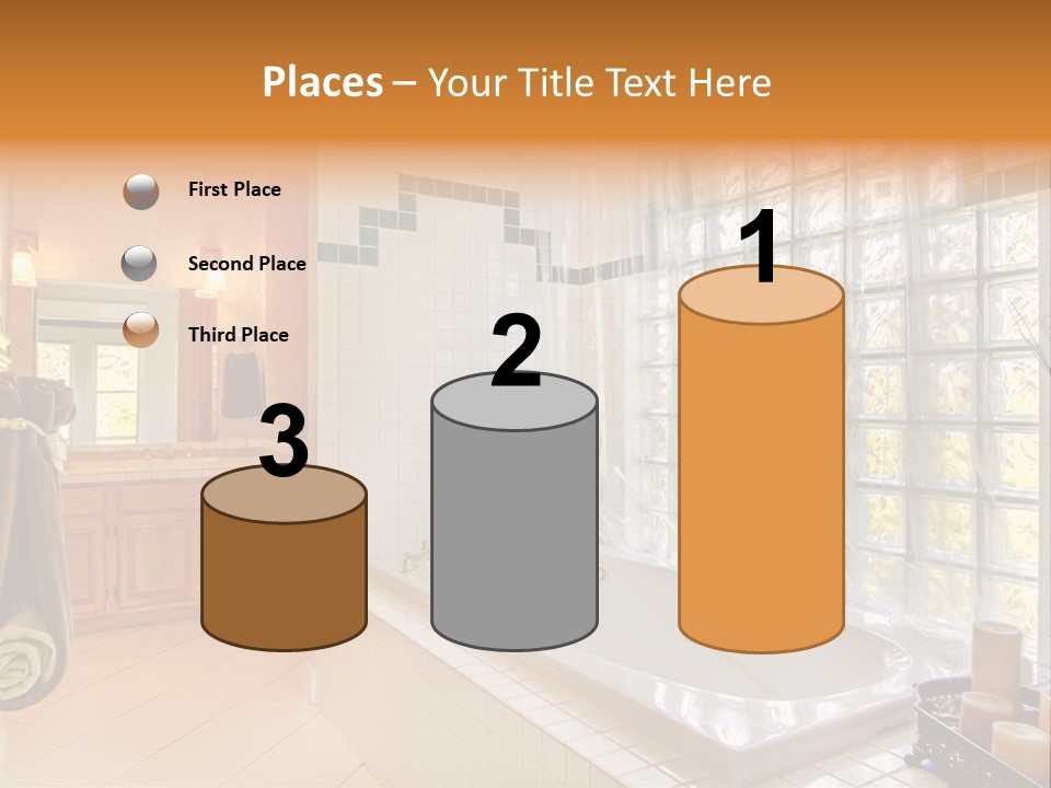 Sink American Bathtub PowerPoint Template