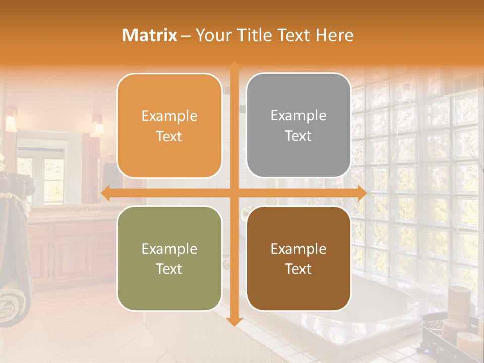 Sink American Bathtub PowerPoint Template
