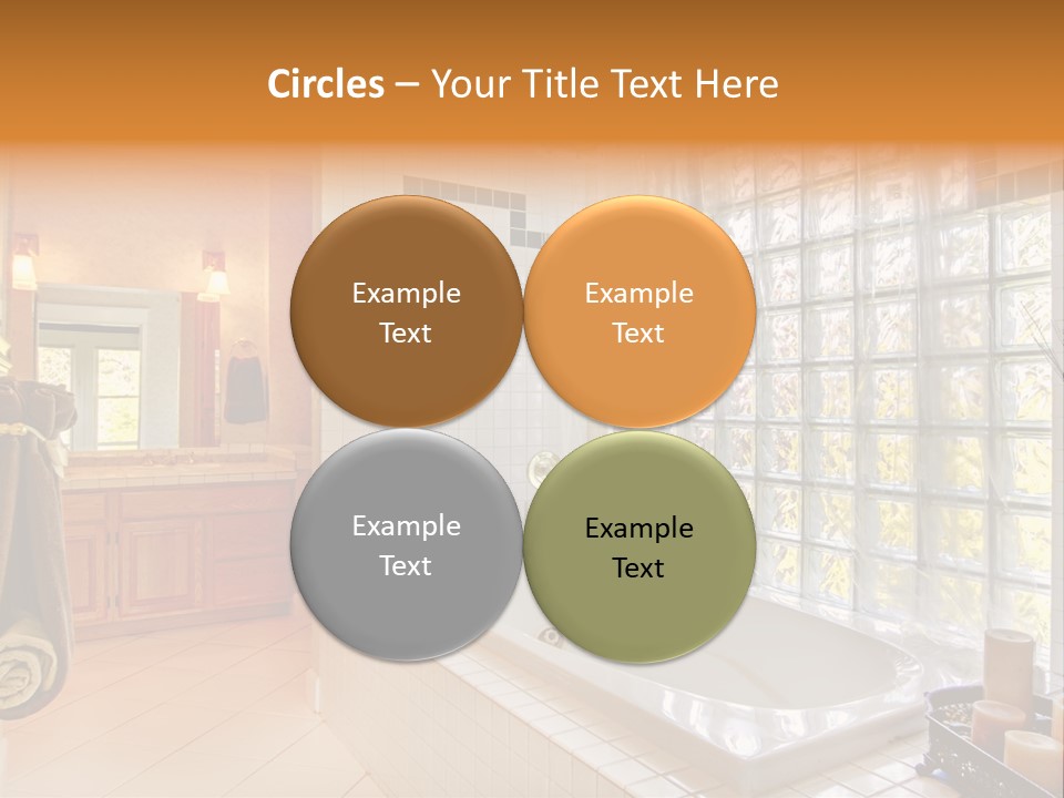 Sink American Bathtub PowerPoint Template