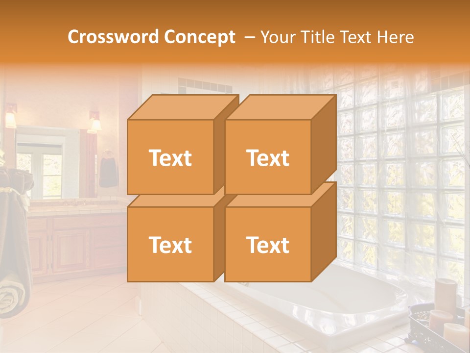 Sink American Bathtub PowerPoint Template