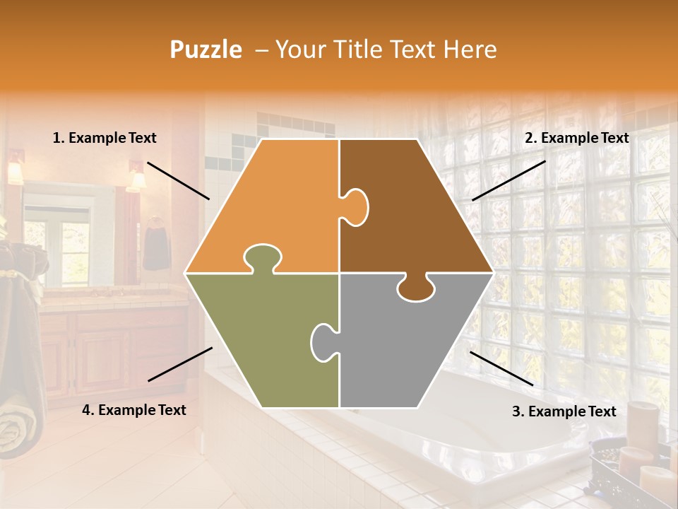Sink American Bathtub PowerPoint Template