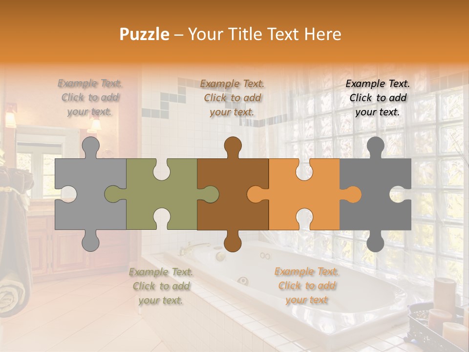 Sink American Bathtub PowerPoint Template