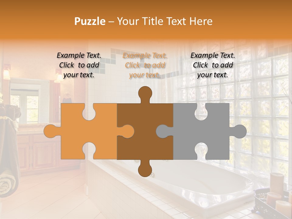 Sink American Bathtub PowerPoint Template