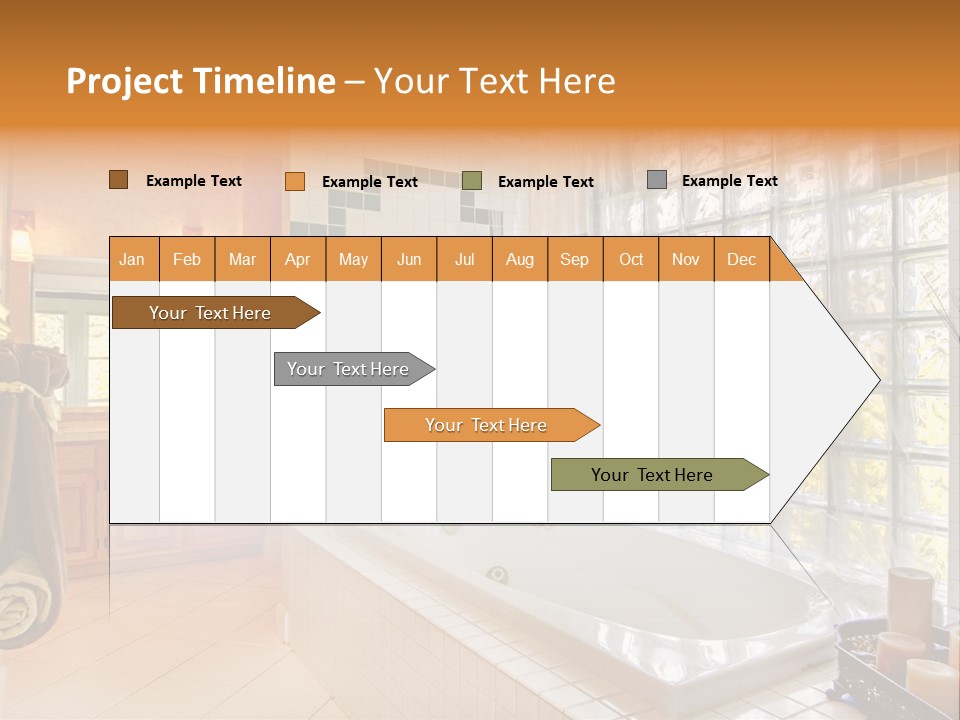 Sink American Bathtub PowerPoint Template