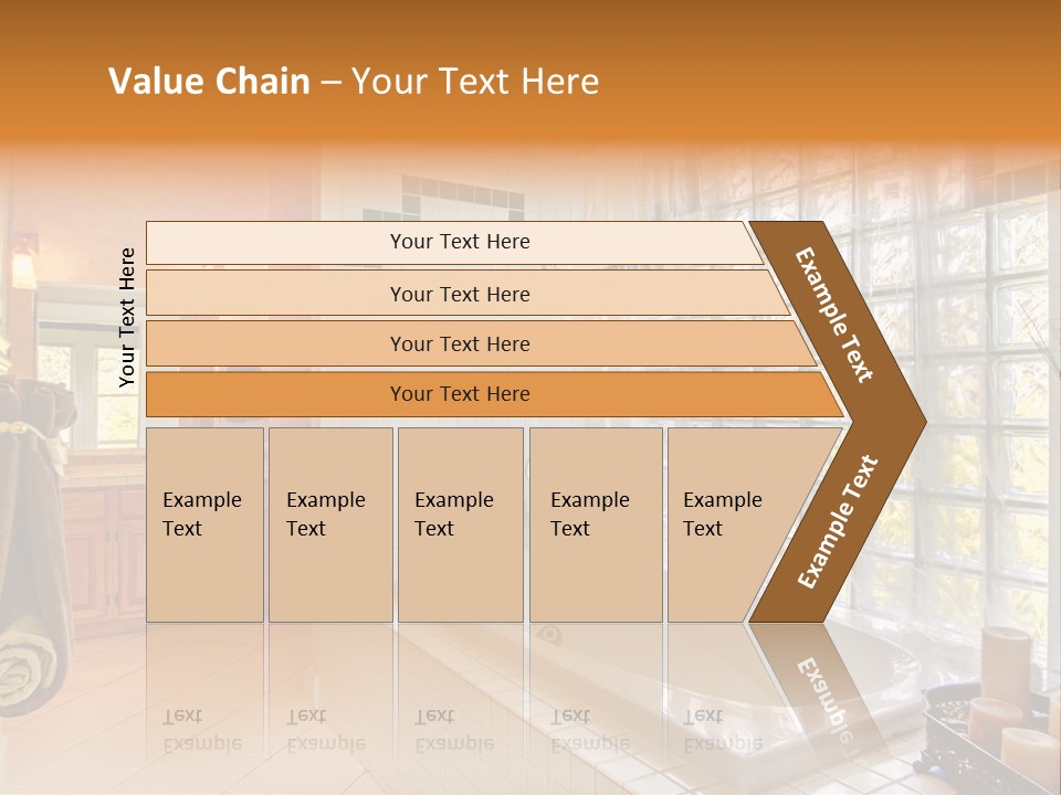 Sink American Bathtub PowerPoint Template