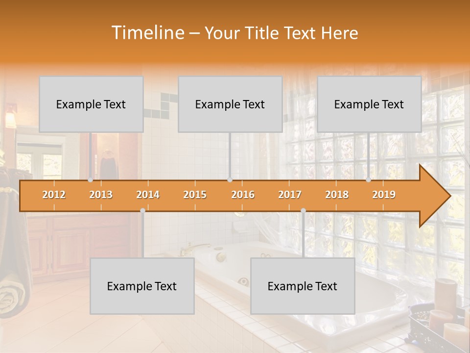 Sink American Bathtub PowerPoint Template