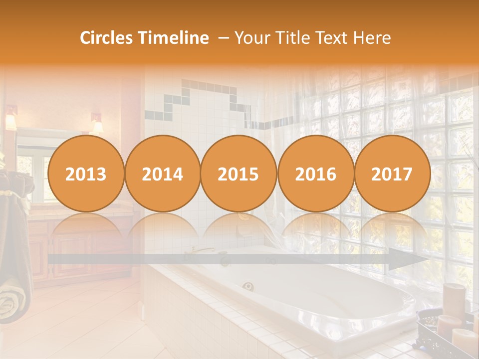 Sink American Bathtub PowerPoint Template