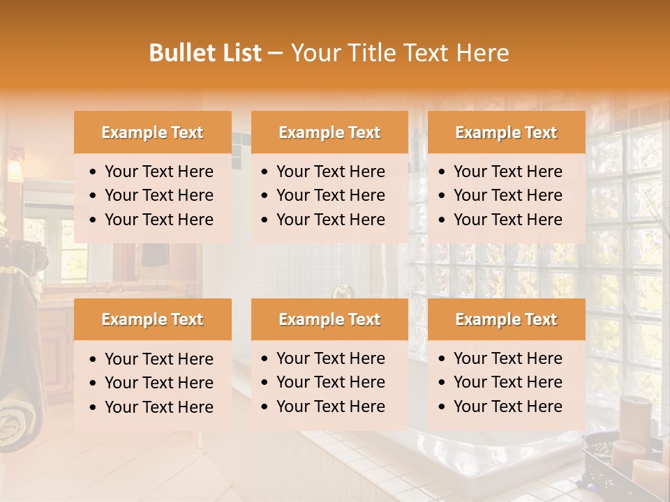 Sink American Bathtub PowerPoint Template