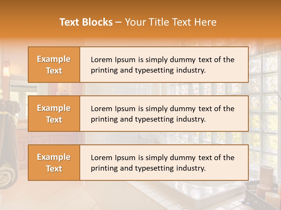 Sink American Bathtub PowerPoint Template