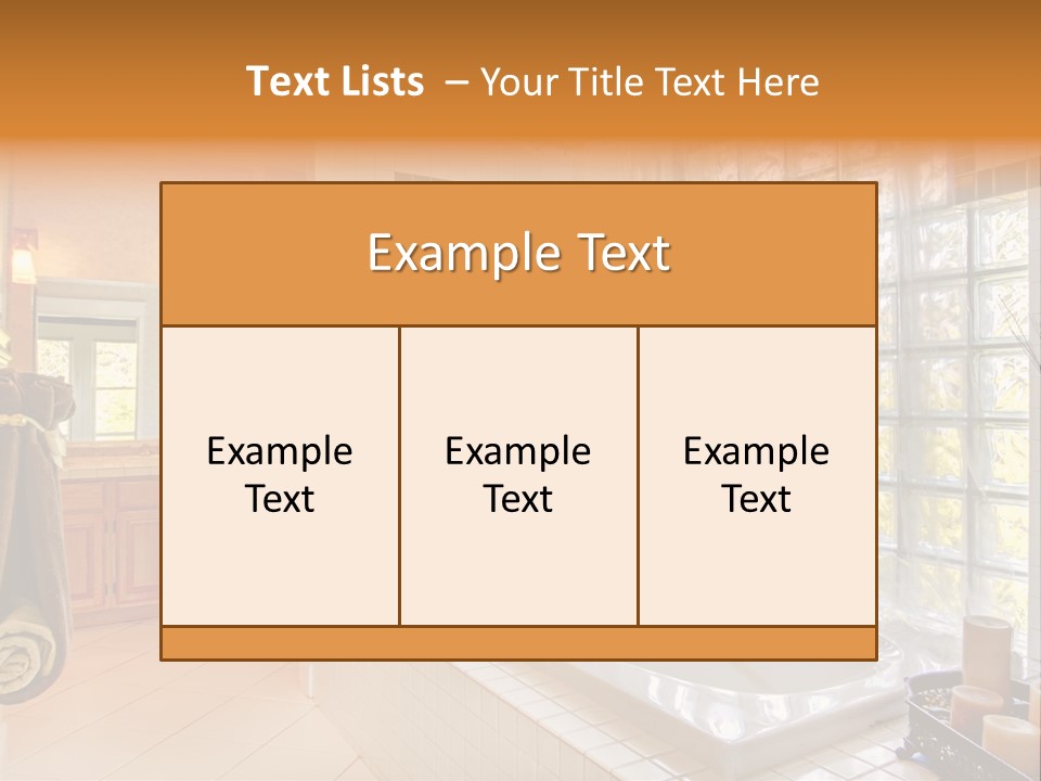 Sink American Bathtub PowerPoint Template