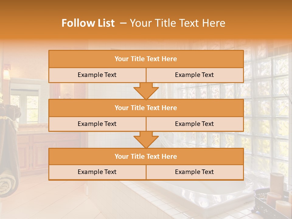 Sink American Bathtub PowerPoint Template