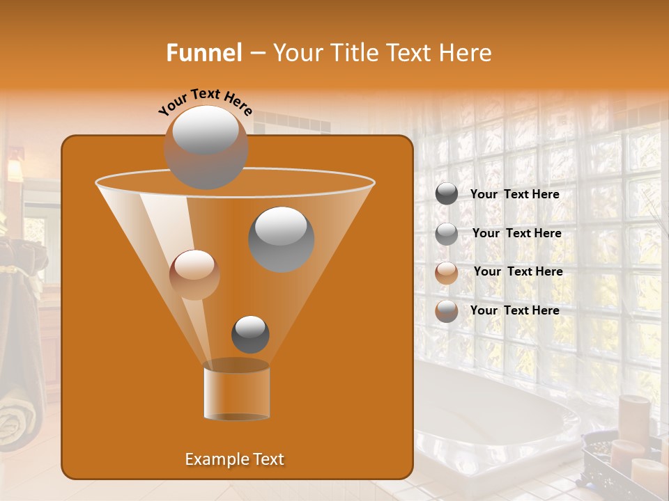 Sink American Bathtub PowerPoint Template