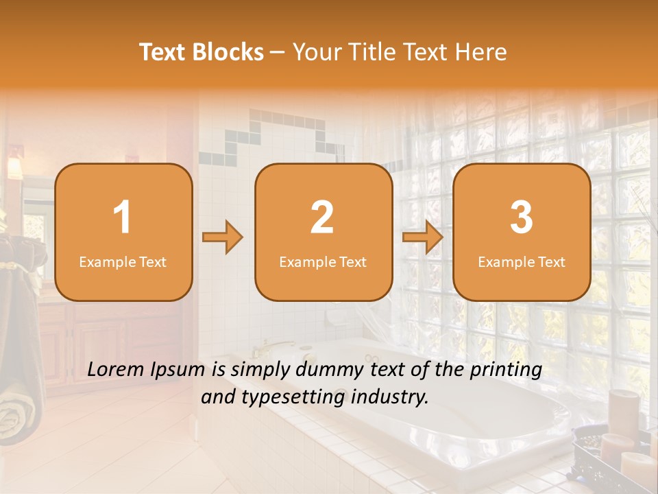 Sink American Bathtub PowerPoint Template
