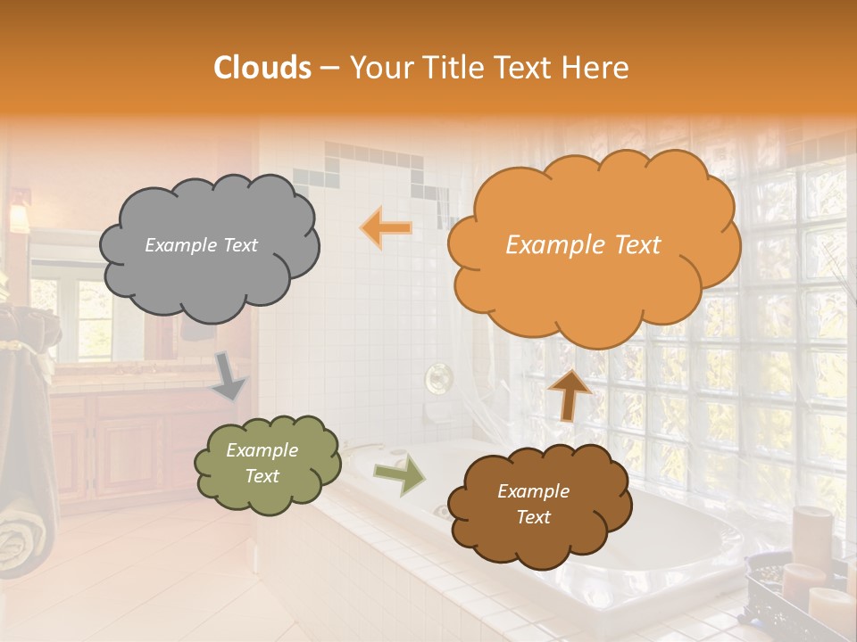 Sink American Bathtub PowerPoint Template