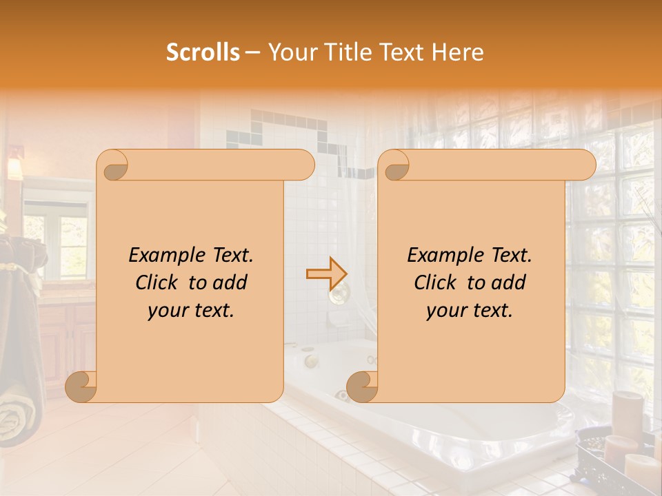 Sink American Bathtub PowerPoint Template