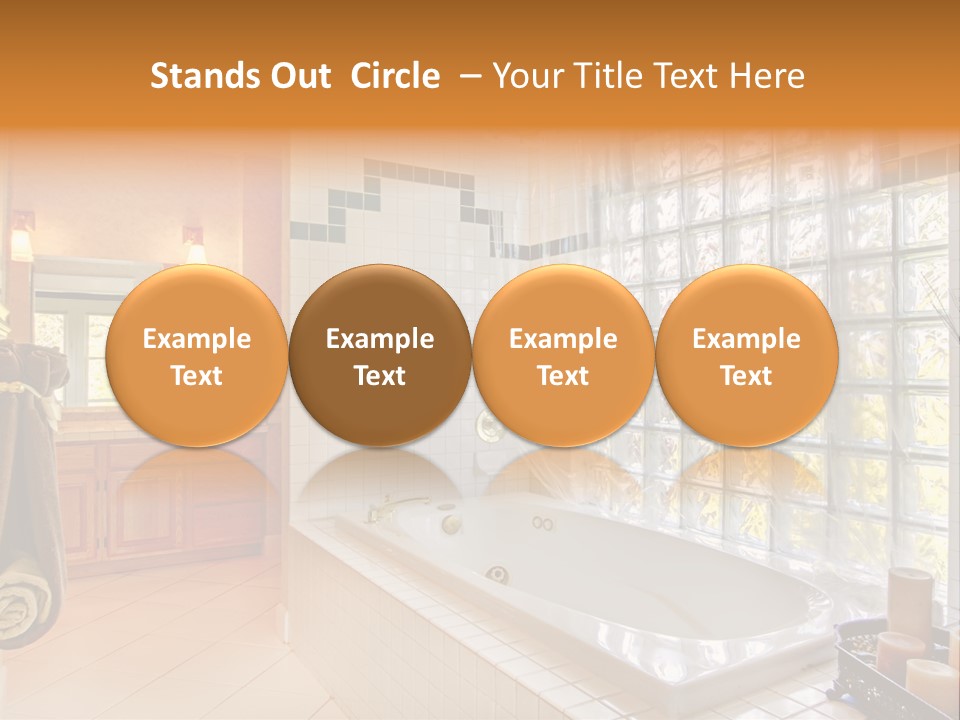 Sink American Bathtub PowerPoint Template