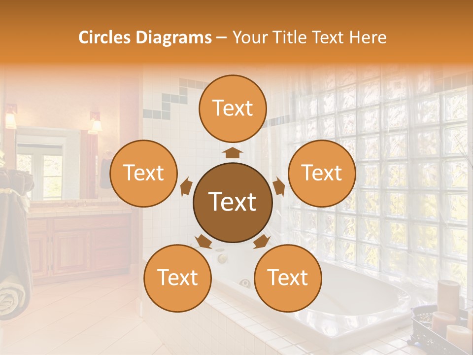 Sink American Bathtub PowerPoint Template