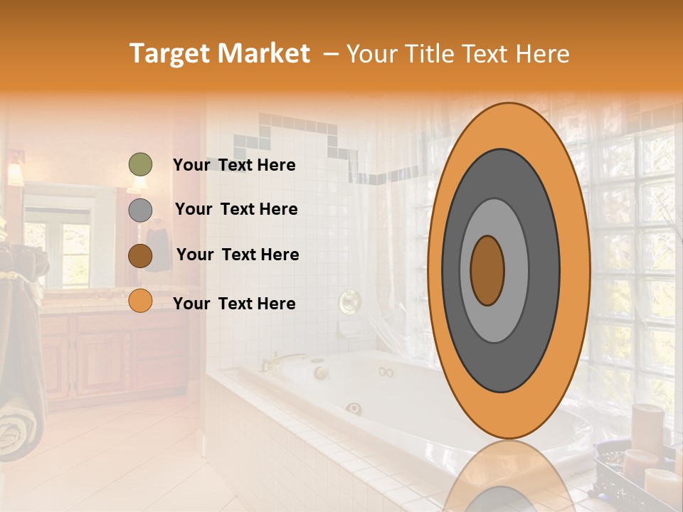 Sink American Bathtub PowerPoint Template