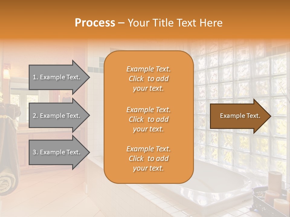 Sink American Bathtub PowerPoint Template