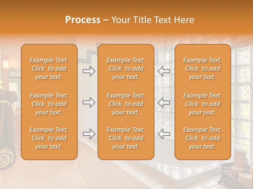 Sink American Bathtub PowerPoint Template