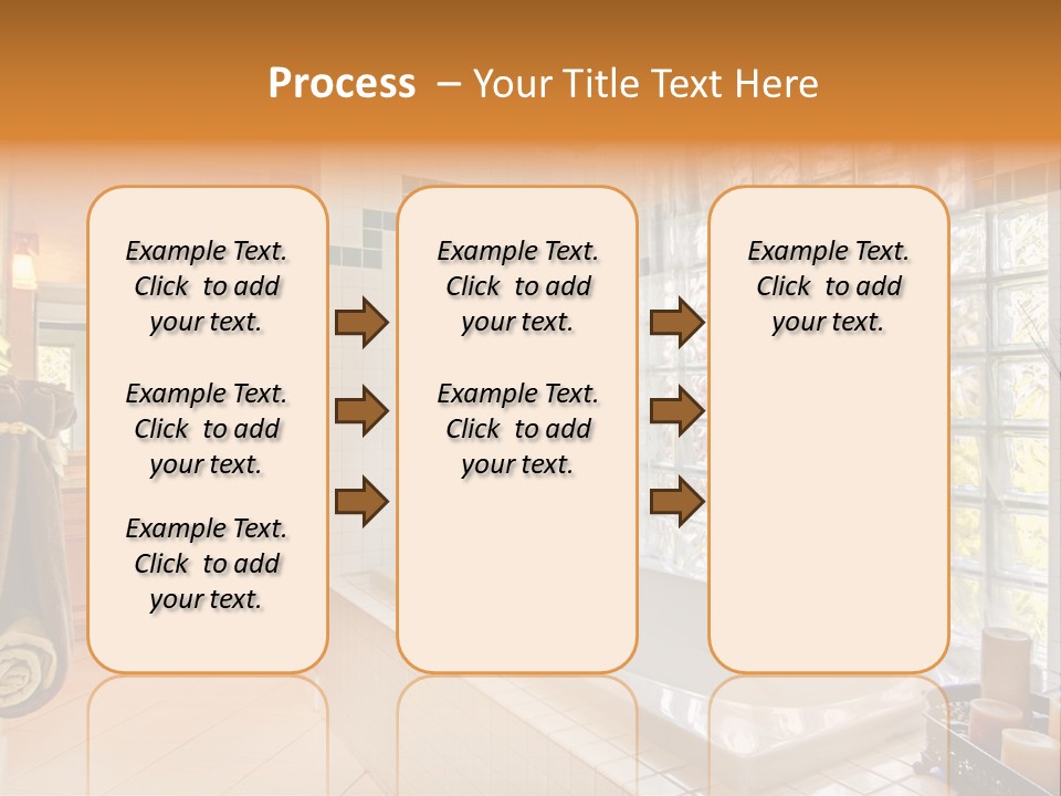 Sink American Bathtub PowerPoint Template