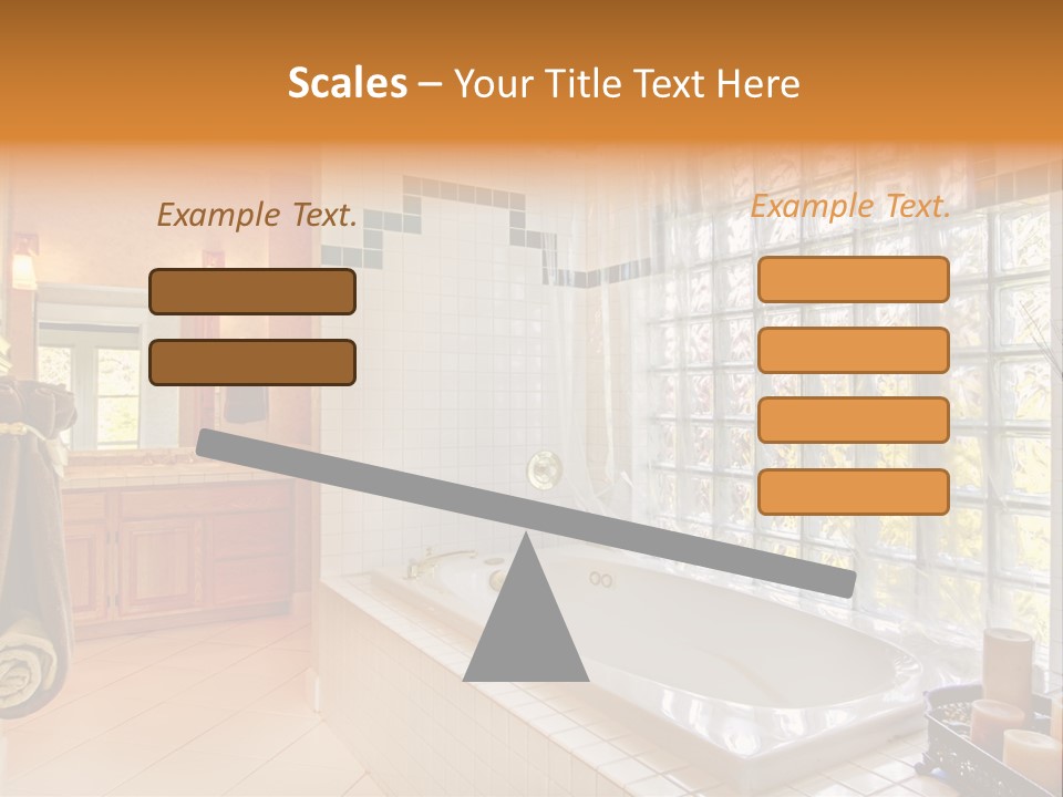 Sink American Bathtub PowerPoint Template