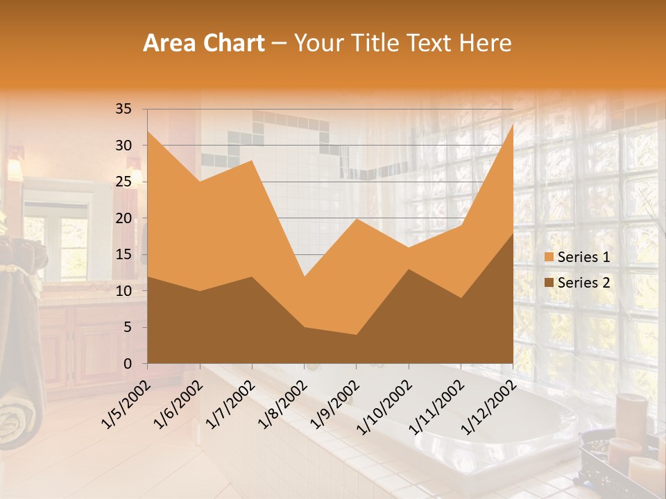 Sink American Bathtub PowerPoint Template